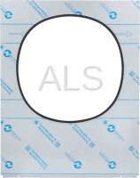 Ipso #SP533280 Washer PANEL, FRONT STAINLESS 18-24-28 KG / 4