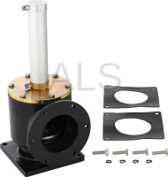 Commercial IPSO Washer Parts - Commercial Ipso IY230_MICRO Washer Parts - IPSO Parts - Ipso #SP238020 Washer DRAIN VALVE COMPLETE, SQUARE (DN100)