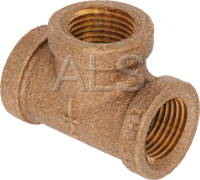 Commercial Unimac Washer Parts - Commercial Unimac UWN065K1L Washer-Extractor Parts - Unimac Parts - Unimac #F422208 Washer/Dryer TEE BRASS 1/2