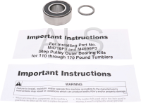 Commercial Speed Queen Dryer Parts - Commercial Speed Queen ST110CG Tumbler-Dryer Parts - Speed Queen Parts - Speed Queen #M4718P3 Dryer KIT OUTER BEARING-STEP PULLEY
