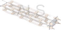 Commercial Unimac Dryer Parts - Commercial Unimac UA025F Dryer Parts - Unimac Parts - Unimac #70034413P Dryer ELEMENT HEATER-3KW 220V PKG