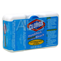 Clorox Handipack Liquid Coin Laundry Bleach Vend Size (4.5 oz) - Laundromat